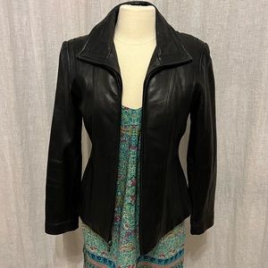 Avanti contemporary leather jacket M vintage